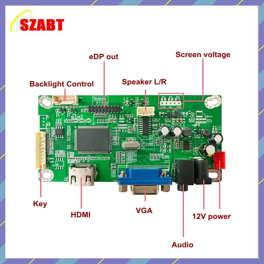 27 Inch LM270WQ1-SDE3 eDP Drive Board Hdmi  For LM270WQ1(SD)(E3) 2560*1440 2K Control Motherboard