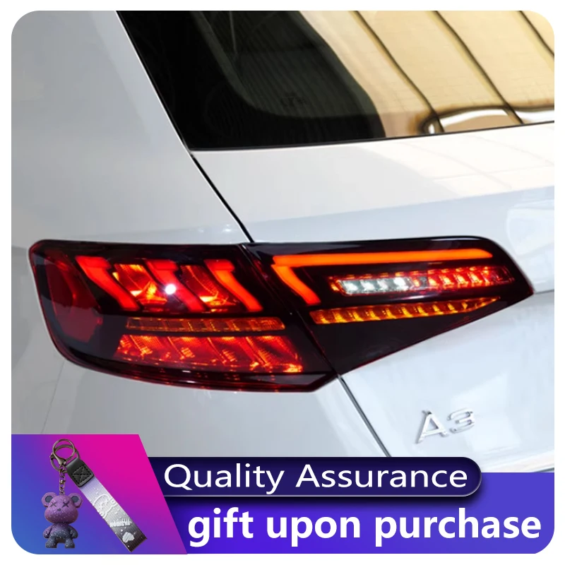 

Car Styling For Audi Sportback A3 2013-2020 Rear Lamp DRL Taillight Dynamic Turn Signal Highlight LED Reverse Auto Accessories