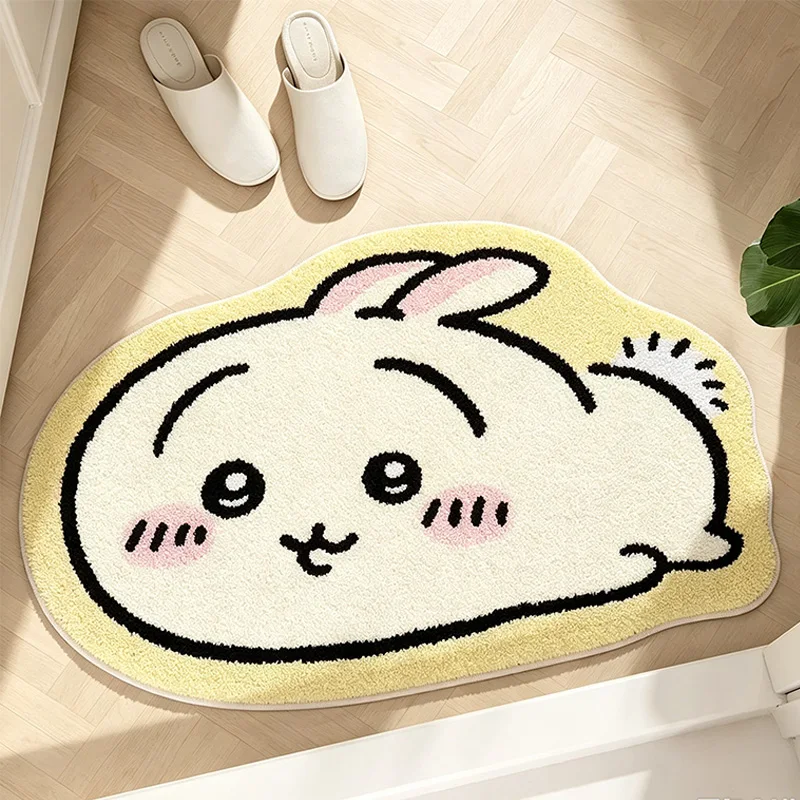 Aliexpress @Cartoon Rug Kawaii Anime Hachiware Usagi Plush Floor Mat Bathroom Non-Slip Carpet Car Cushion Soft Living Room Cute Decor Gift - Aliexpress Deal