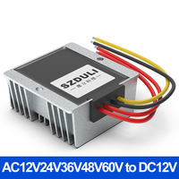 AC 12V to DC 12V converter AC24 to DC12V monitoring power AC36V 48V 60V to DC12V power supply voltage reduction module