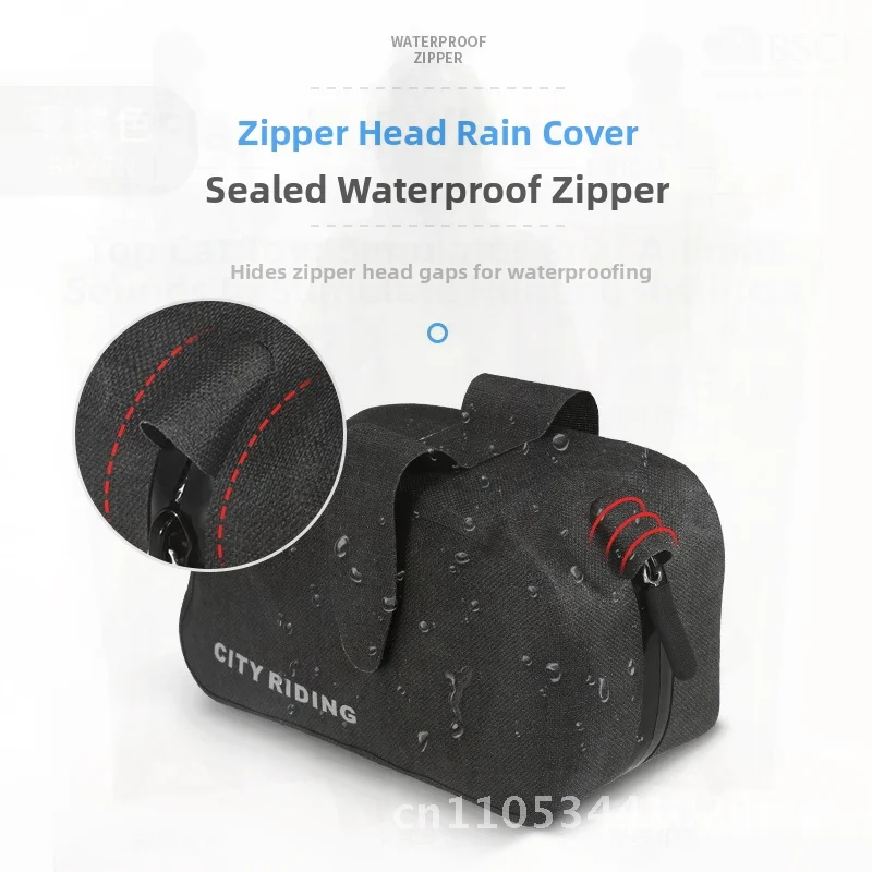 

Водонепроницаемая сумка-подушка для велосипедного сиденья из материала 600D TPU, композитная сумка для хранения велосипедных принадлежностей, серо-черная, аксессуары для велоспорта, 5-7 дюймов