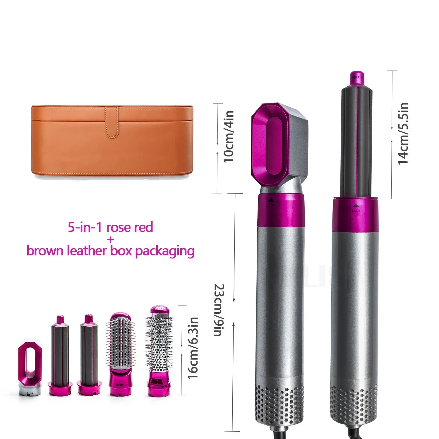 Professionele 5 in 1 Föhn Heteluchtkam Curler Voor Dyson Airwrap Föhn Styling Tool Stijltang Kappers tool - afbeelding 1