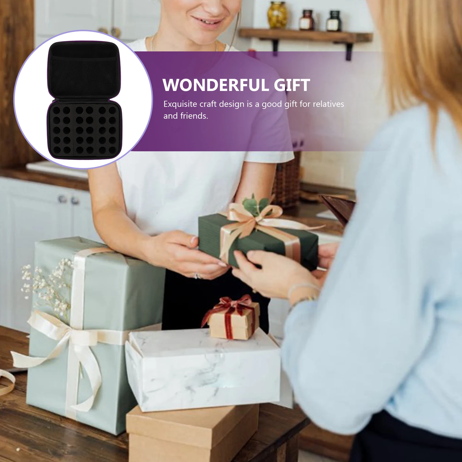 

1 шт., чехол для хранения бутылок с эфирным маслом, портативный прочный органайзер, держатель для бутылок, легкая устойчивая к давлению сумка для хранения