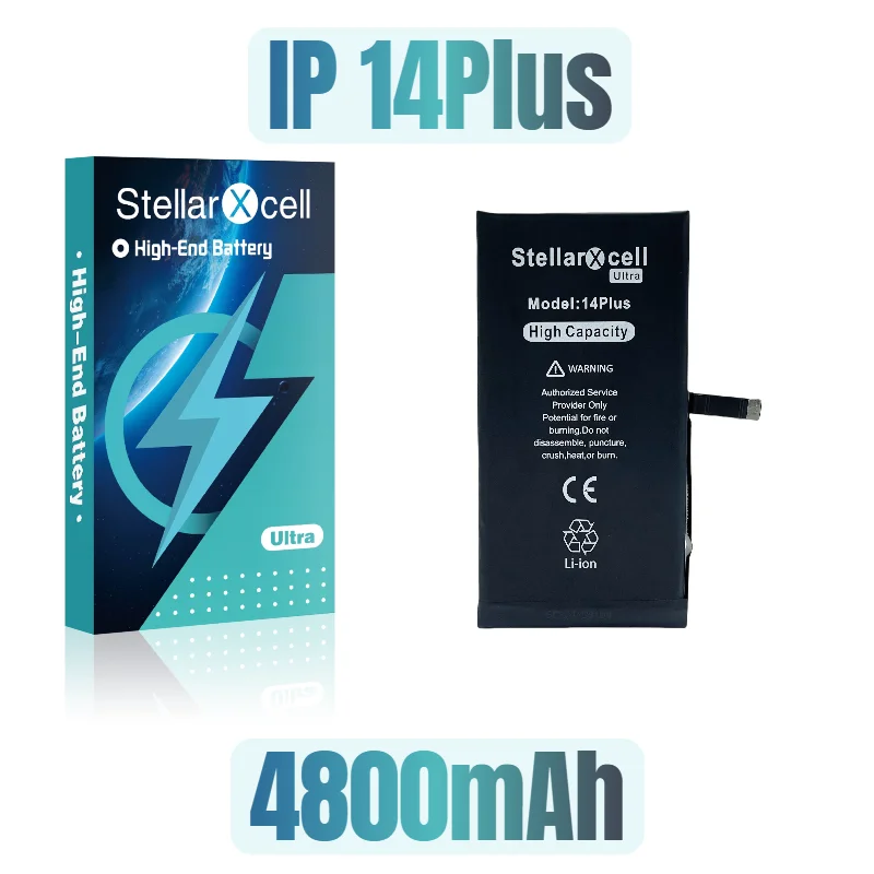 StellarXcell Ultra High capacity batterij 7037 TI voor iPhone 7 8 X XR XRMAX XS 11 12 Pro 13 mini 14 Plus 15 Pro Max met gratis gereedschap