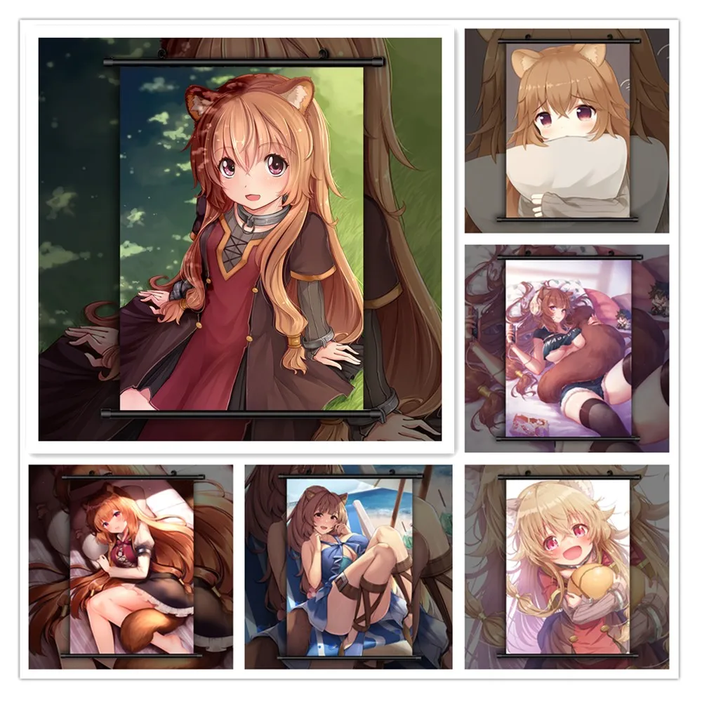 Canvas Panting The Rising of The Shield Hero Raphtaria Anime Wall Art Poster And Prints Living Room Decoration Modern Home Decor