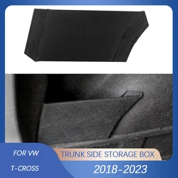 Auto Trunk Side Storage Deflector Partitions Plate Board for VW Volkswagen T-ROC Troc 2018-2023 Car Accessories