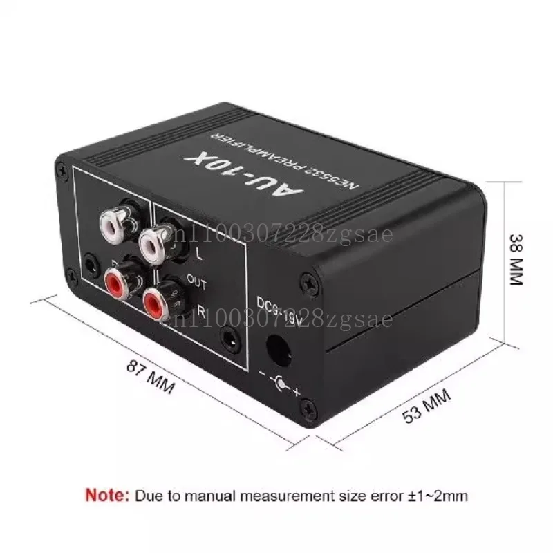 AU-10X NE5532 Stereo Audio Signal Pre-Amplifier Amp