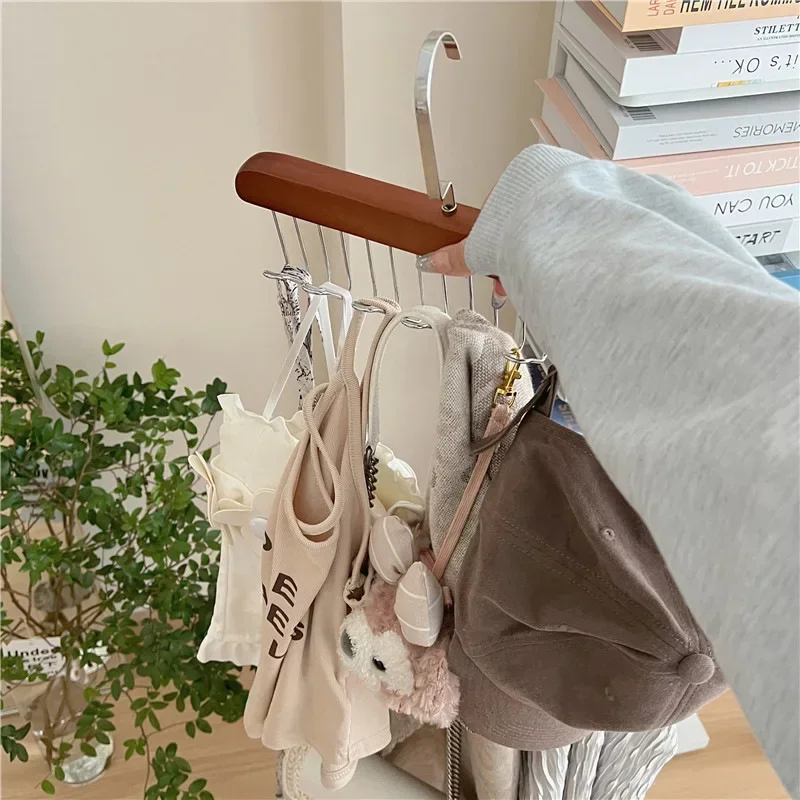 1pcs Household Multi-function Hook Drying Socks Hangers Student Dormitories Multi-clip Trouser Clips Organization Clothes Hanger