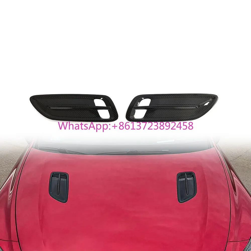 

Pure Carbon Fiber Custom Hood Vents for KIA Stinger GT Hatchback 4-Door 2018-2023