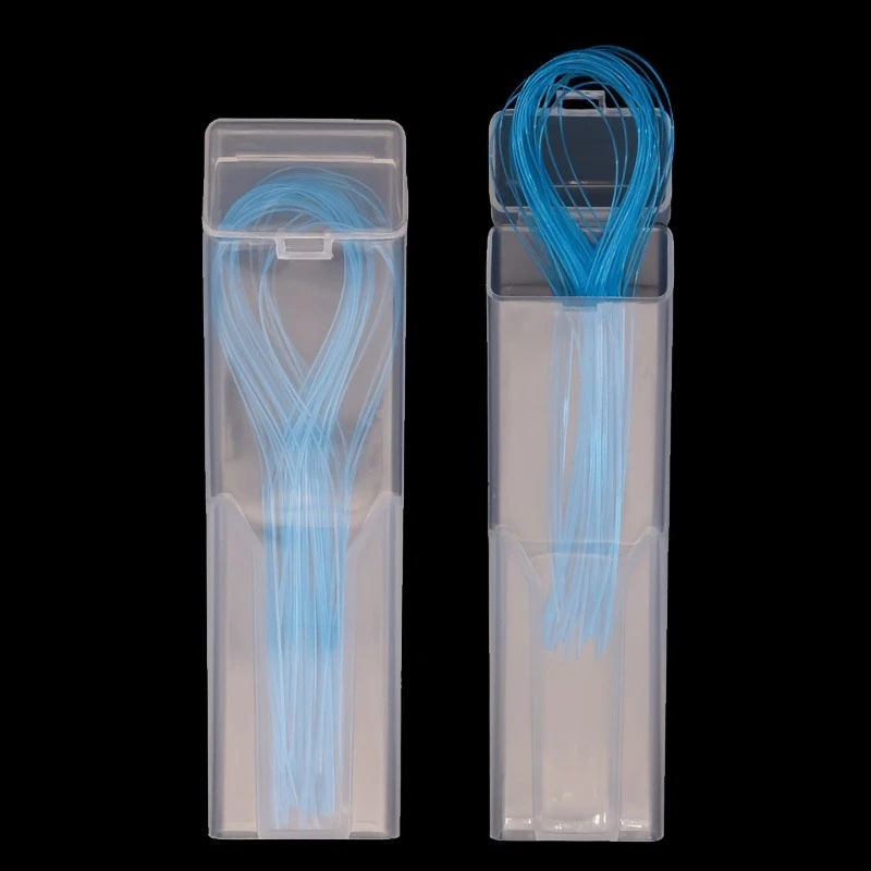 Dental Floss Threader Dental Traction Line Oral For Crown Brace Bridge Implant Hoop Threading Braces Steel Traction