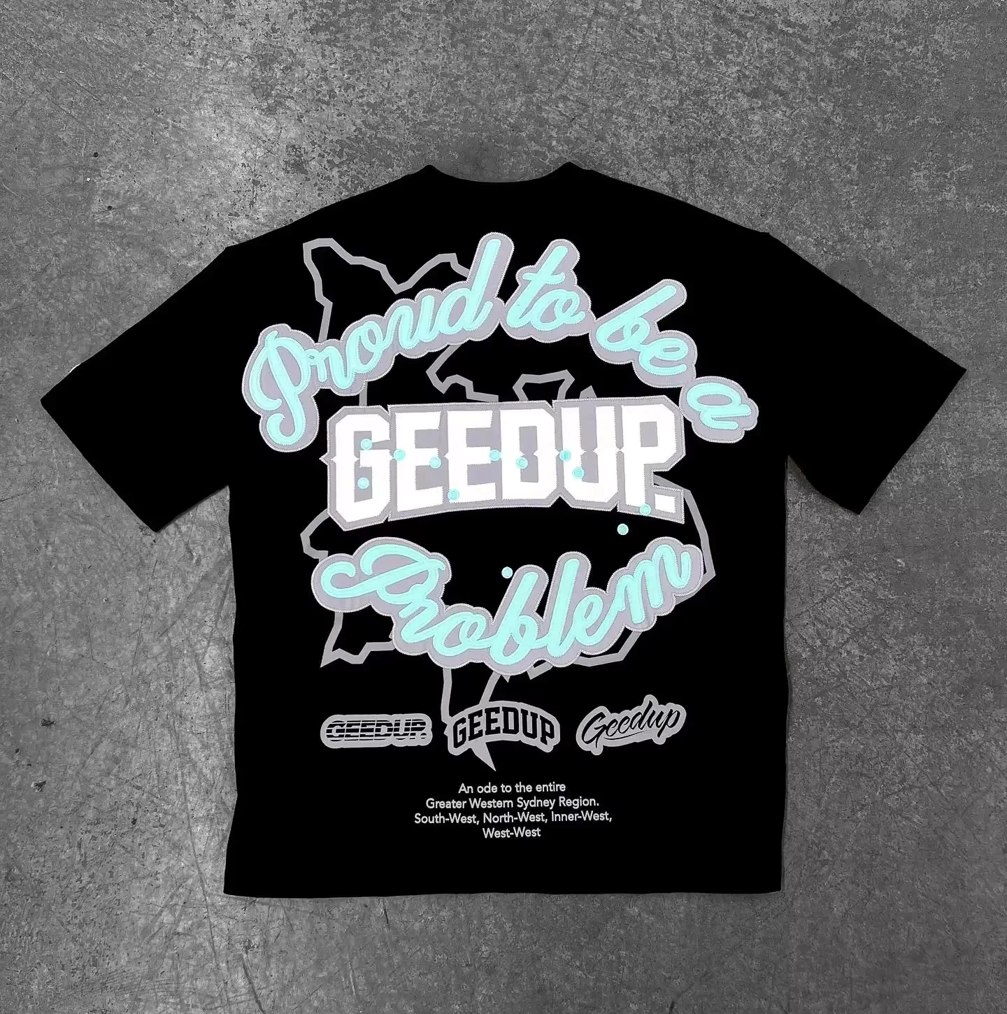 2026 Vintage Curly Letter Outline Graphic T Shirt Retro Hip Hop Oversized Short Sleeve Unisex Street Tops