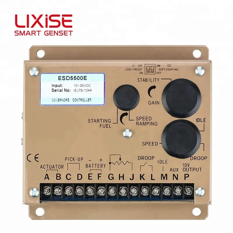 

LIXiSE Generator Engine Speed Control Panel ESD5500E Speed Governor ESD5500