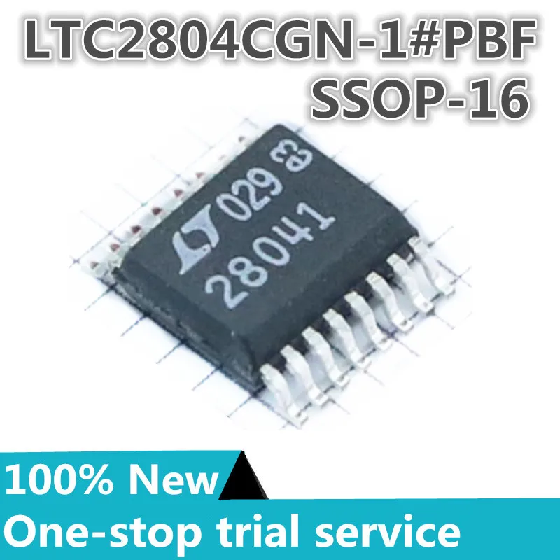 

1-10 шт., абсолютно новые оригинальные фотообои # PBF Precision op amp LTC2804CGN-1 SSOP16 Silkscreen 28041