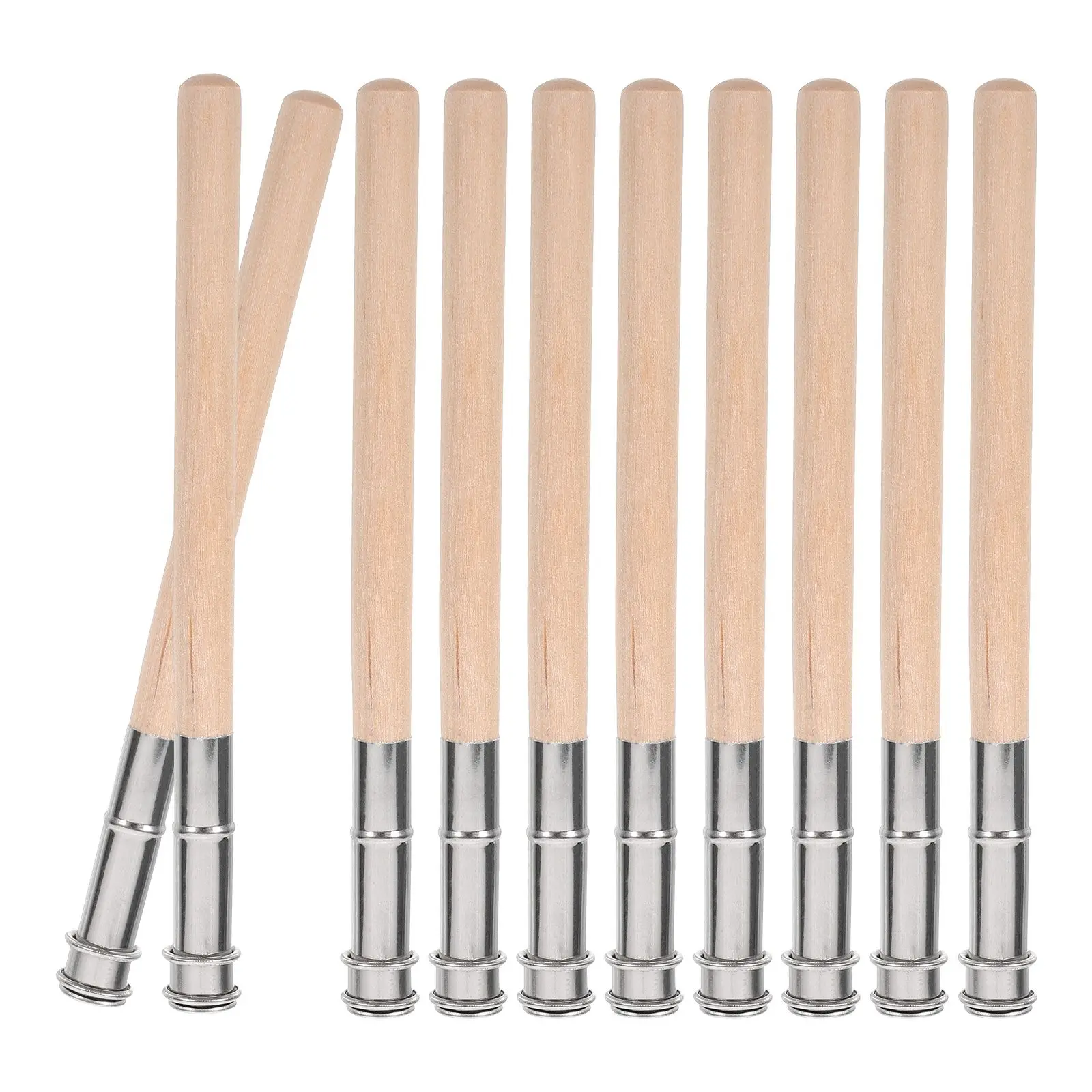 10 Pcs Pencil Extender Crayon Holder Metal Extension Bracket School Office Supplies Tool Lightweight Portable