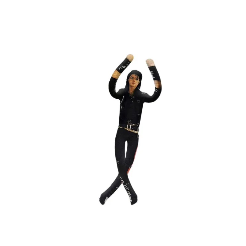 Anime Michael Jackson Cosplay Prop Doll Plush Stuffed Figure Dolls for Home Decoration Halloween Carnival gifts