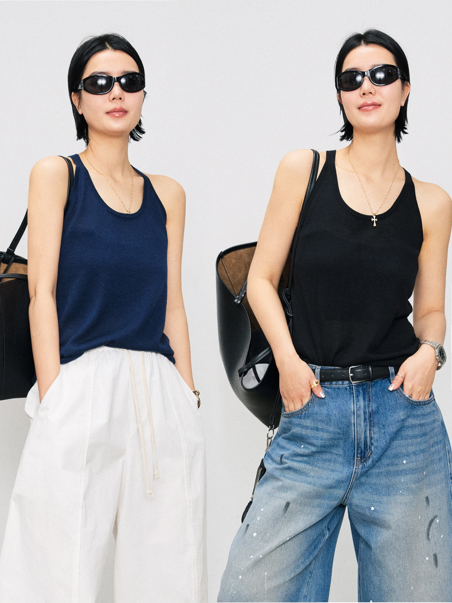 

Женская верхняя одежда Marryher Series Yarns: минималистичный льняной шерстяной жилет с круглым вырезом, тонкий, на весну-лето, стандартный крой