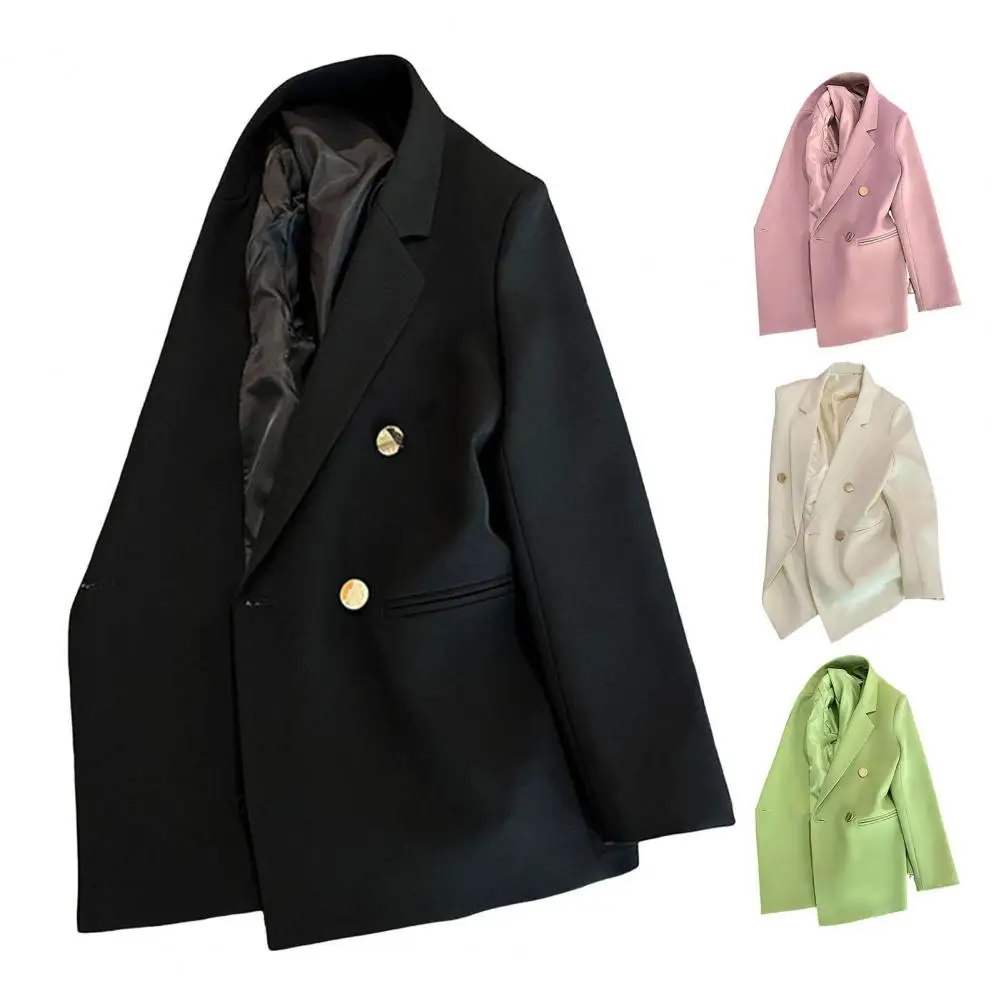

Women's Blazer Coat 2025 Spring Autumn Korean Version Leisure Ladies Suit Jacket Korean Version Female Suit Top Loose Fit