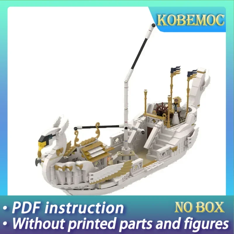 

Popular LOTR Rings Movie Model Moc Building Bricks Swan Ship Technology Modular Blocks Gifts Christmas Toys DIY Sets Assembly