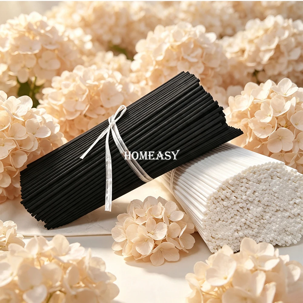 4mm 25cm Zwart-Wit Vezel Rietd - Home Fragrance Reed Diffuser Refill recensie en prijs