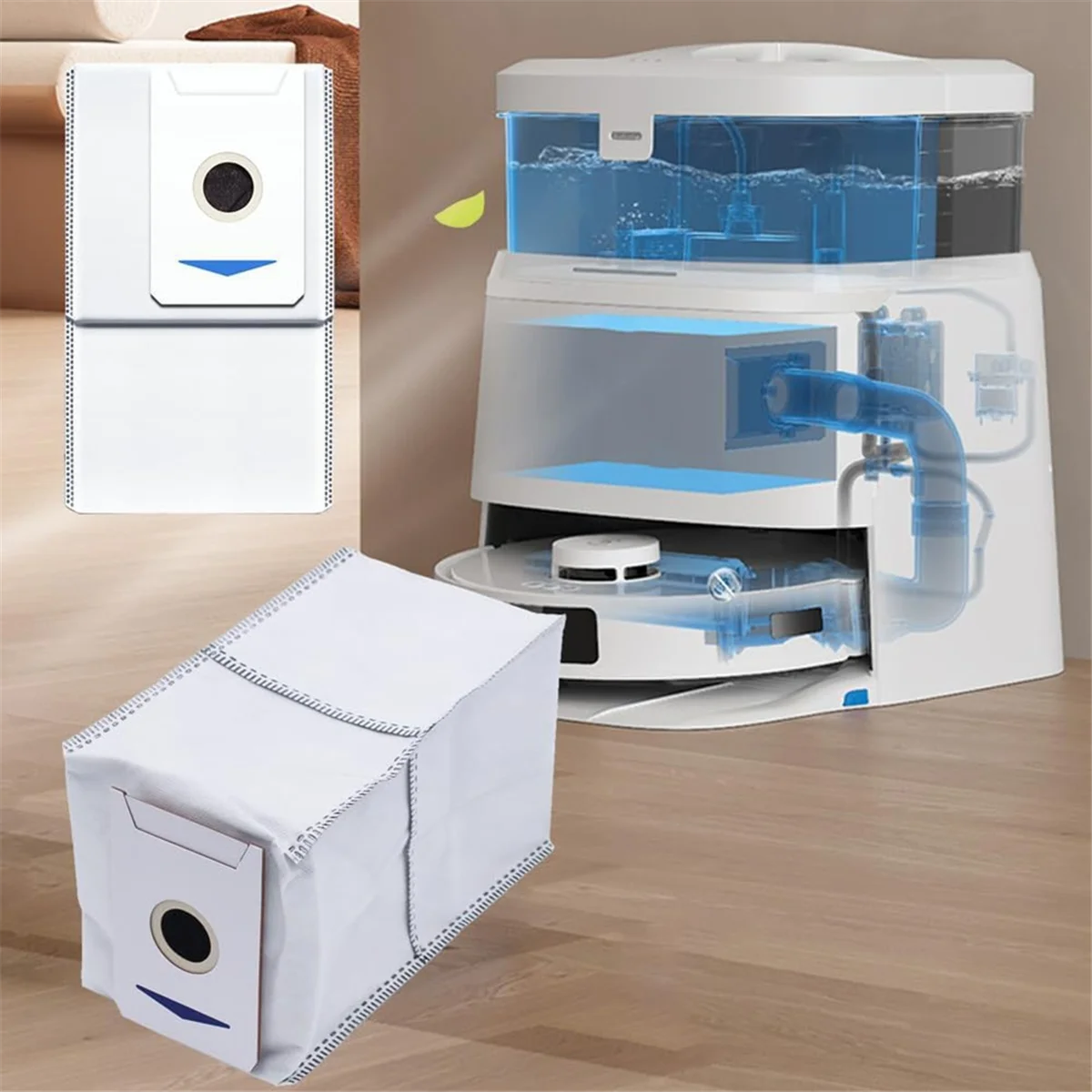 ملحقات المكنسة الكهربائية الروبوتية ECOVACS DEEBOT T30 Pro Omni / T30 Omni، الفرشاة الرئيسية، أكياس الغبار، الملابس، المرشحات