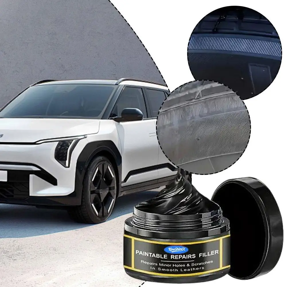 Easy DIY Car Scratch Repair Paste Paintable Filling Wax for Interior Leather Plastic Wear Repairing Agent No Professional Tools