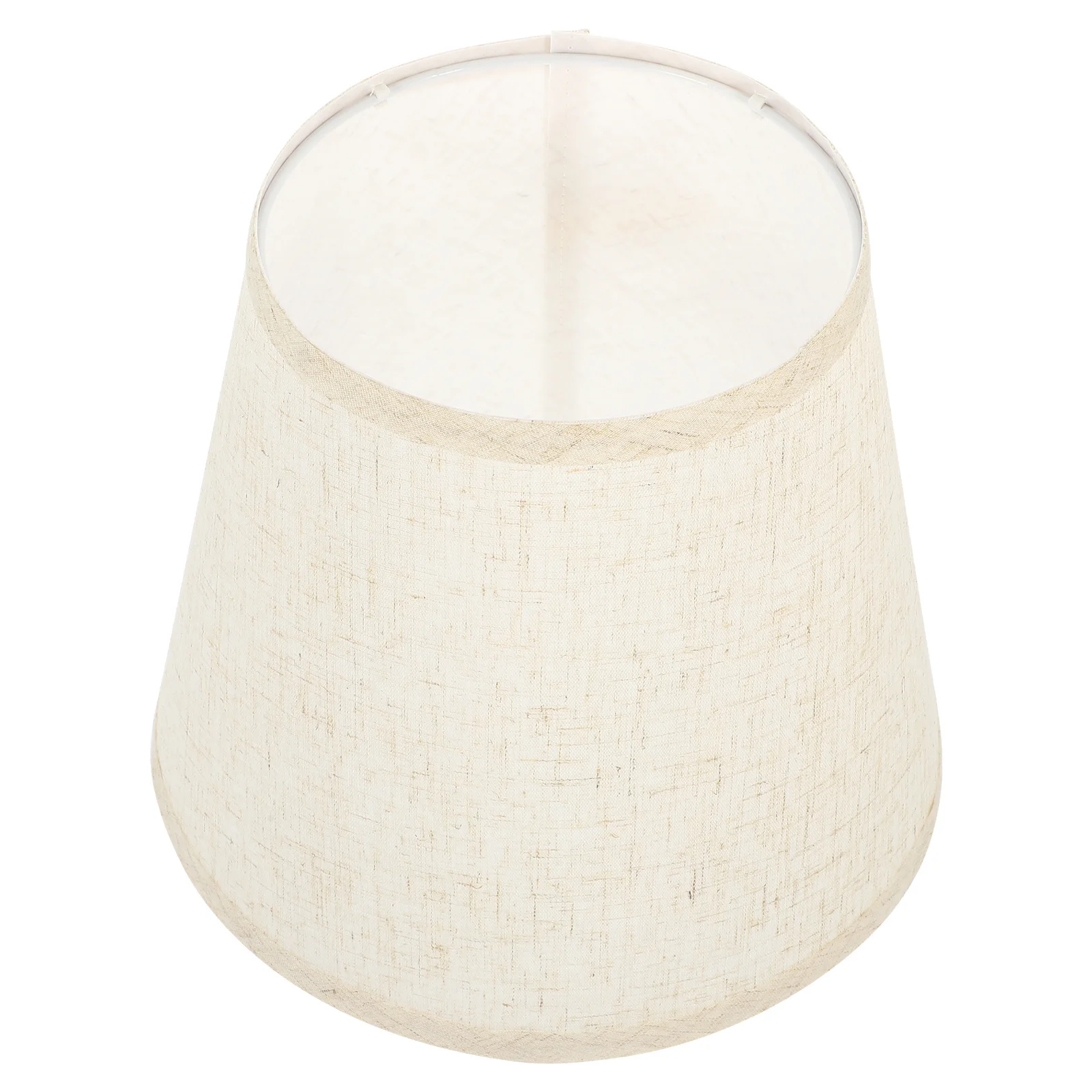

Linen Lamp Shade Half-Round Vintage Replacement Lampshade for Bedroom Living Room Table Lamp Decorative Fabric Cover