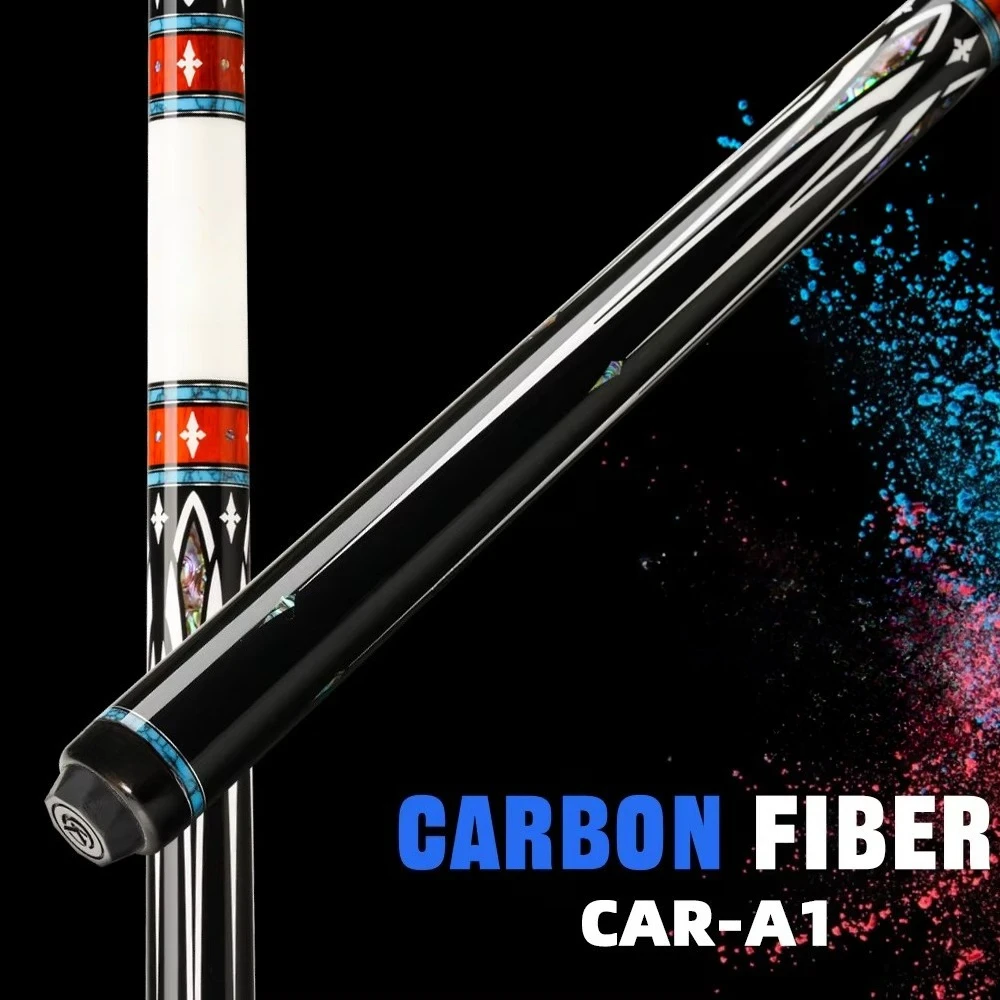AK-A1 البلياردو ألياف الكربون بركة عصا الكربون الطاقة رمح 3/8*8 شعاعي دبوس مشترك تجمع جديلة #1