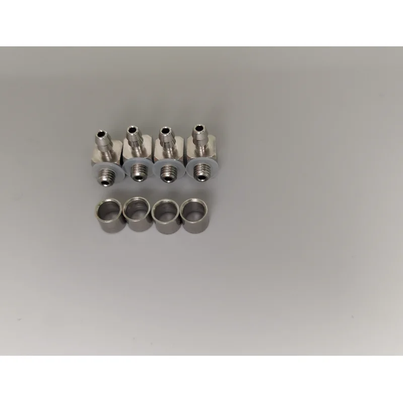 1/14 Scale Metal Stainless Steel Precision Elbows Straight Connectors Tees and Oil Nozzles for RC Hydraulic Model Upgrades