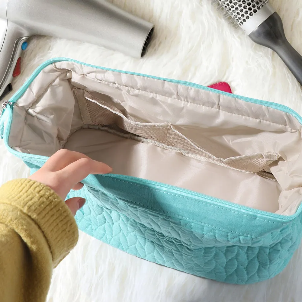Haartrockner-Tasche mit großem Fassungsvermögen, staubdicht, langlebig, Aufbewahrungstasche für Glätteisen und Lockenwickler, platzsparend, wasserdicht, Aufbewahrungstasche für Haartrockner – Detail 5