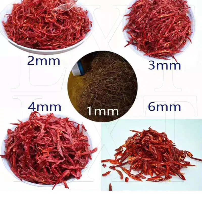 Tabletop Small Electric 550W Dry Red Pepper Chili Dried Tangerine Peel Bean Curd Skin Cutting Shredding Chopping Machine