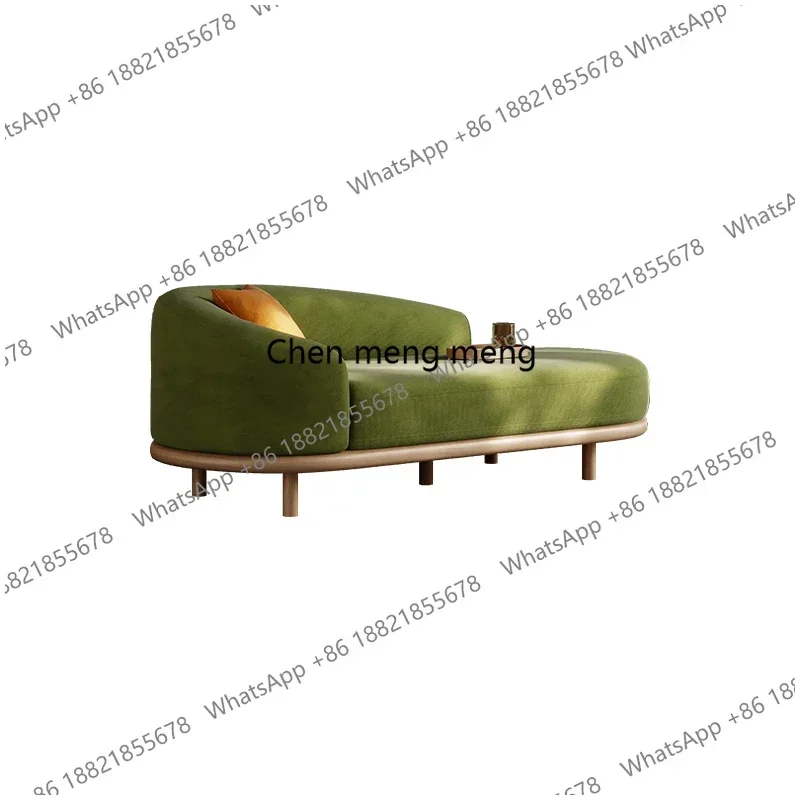 D182 Solid Wood Nordic Living Room Sofas Modern Balcony Nordic Minimalist Living Room Sofas Lazy Single Sofy Do Salonu Furnitur