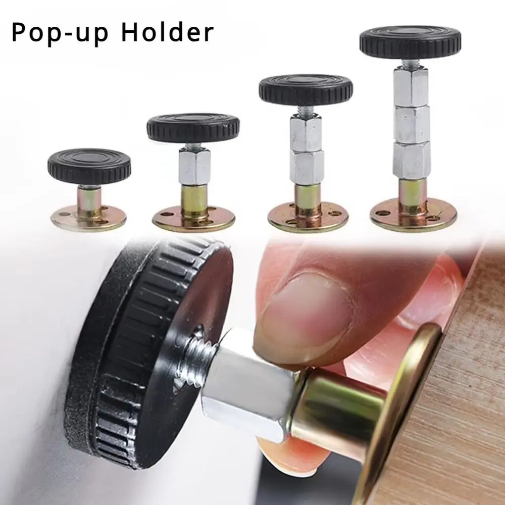 1Pcs Self Adhesive Bed Frame Anti Shake Tool Metal Plastic EVA Cushion Furniture Cabinet Stabilizer Adjustable Threaded
