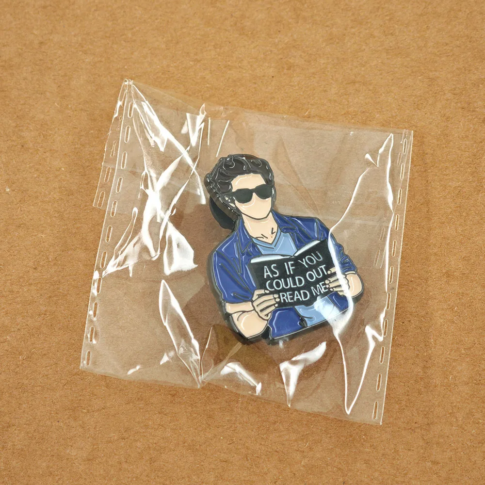 Edward Cullen Twilight Emaille-Pin „Als ob du mich überholen könntest“ Broschen, Buchliebhaber-Vampir-Anstecknadeln, lustiger Bücherwurm-Schmuck, Geschenk – Detail 9