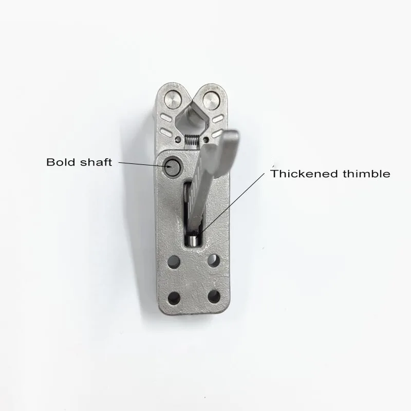 Pièces en acier inoxydable pour machines de fronde, pièces de fronde à longue tige, déclencheur de ceinture en caoutchouc, fournitures de chasse, accessoires