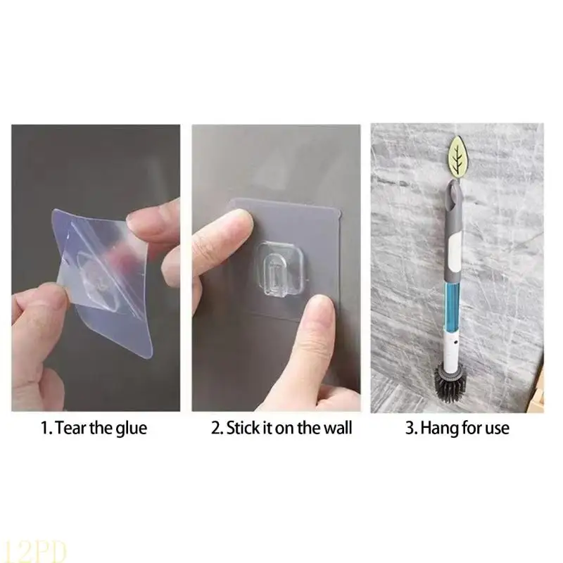 12PD Automatic Toilet Cleaner Brush Rechargeable Via USB Long Handle Designs Easy to Use for Complete Bathroom Sanitization