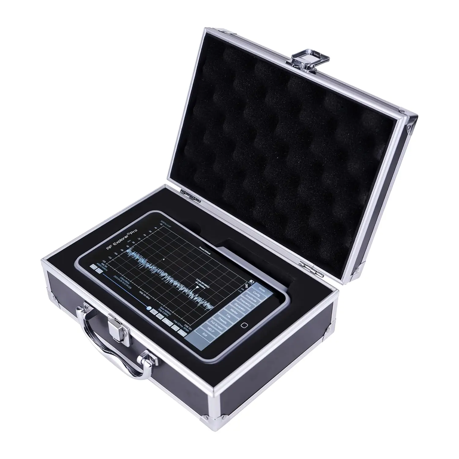 Rf Explorer Pro Spectrum Analyzer With Aluminum Case Up To 6.1Ghz. Includes Signal Tracking Generator And Power Meter