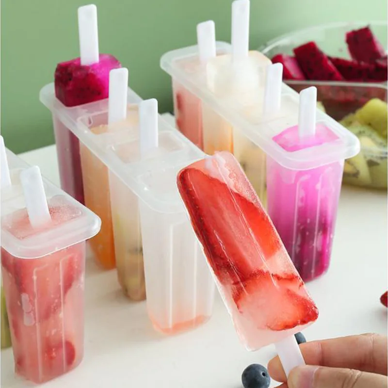 Eisformen-Set, DIY Wiederverwendbare Form für Joghurt-Frucht-Snacks, Gesunde Hausgemachte Leckereien für Partys – Detail 1