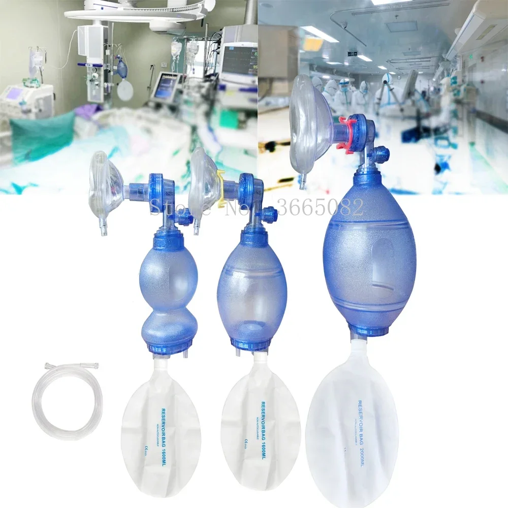 الكبار/الأطفال/الرضع دليل الإنعاش PVC Ambu حقيبة الأكسجين أنبوب الإسعافات الأولية