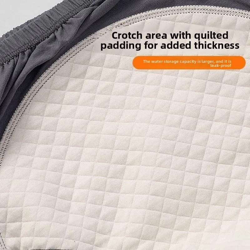 قابل للغسل وقابلة لإعادة الاستخدام حفاضات الكبار السراويل مقاوم للماء سلس البول الملابس الداخلية النساء الرجال كبار السن مكافحة تسرب حماية التبول اللاإرادي #5