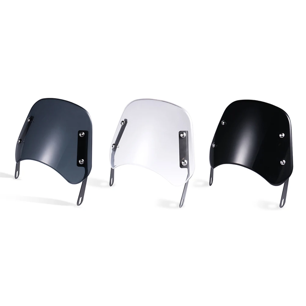 Motorcycle Headlight Windshield Universal Windscreen For 5