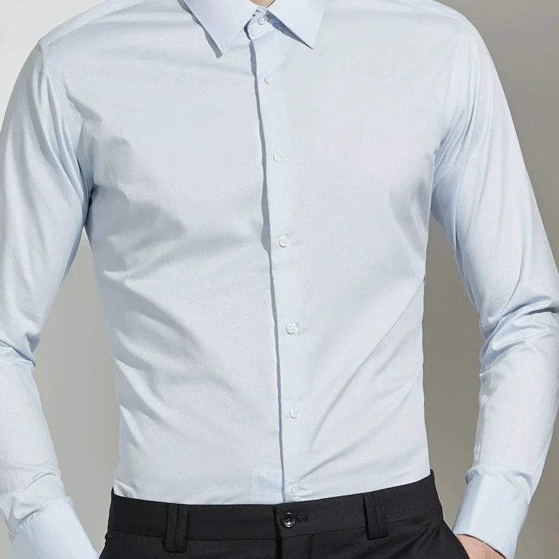 Tailor-made Suits for Men: Long Sleeve Slim Fit Business Shirt online