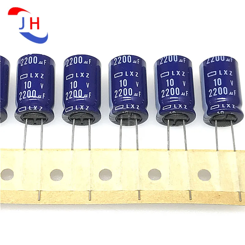 5/10PCS New Electrolytic Capacitor 10v2200uf 12.5*20 LXZ high Frequency Long Life 5mm Pin Distance 10V 2200UF