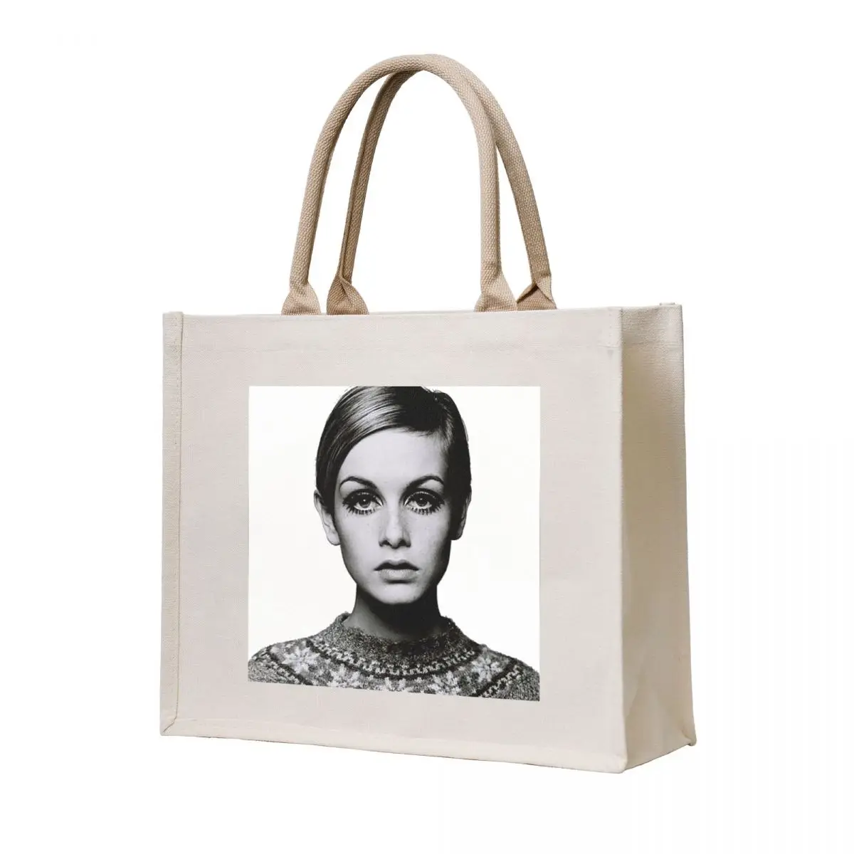 

Twiggy Tote Bag Beach bag shopper bag women canvas Reusable bags Gift bags