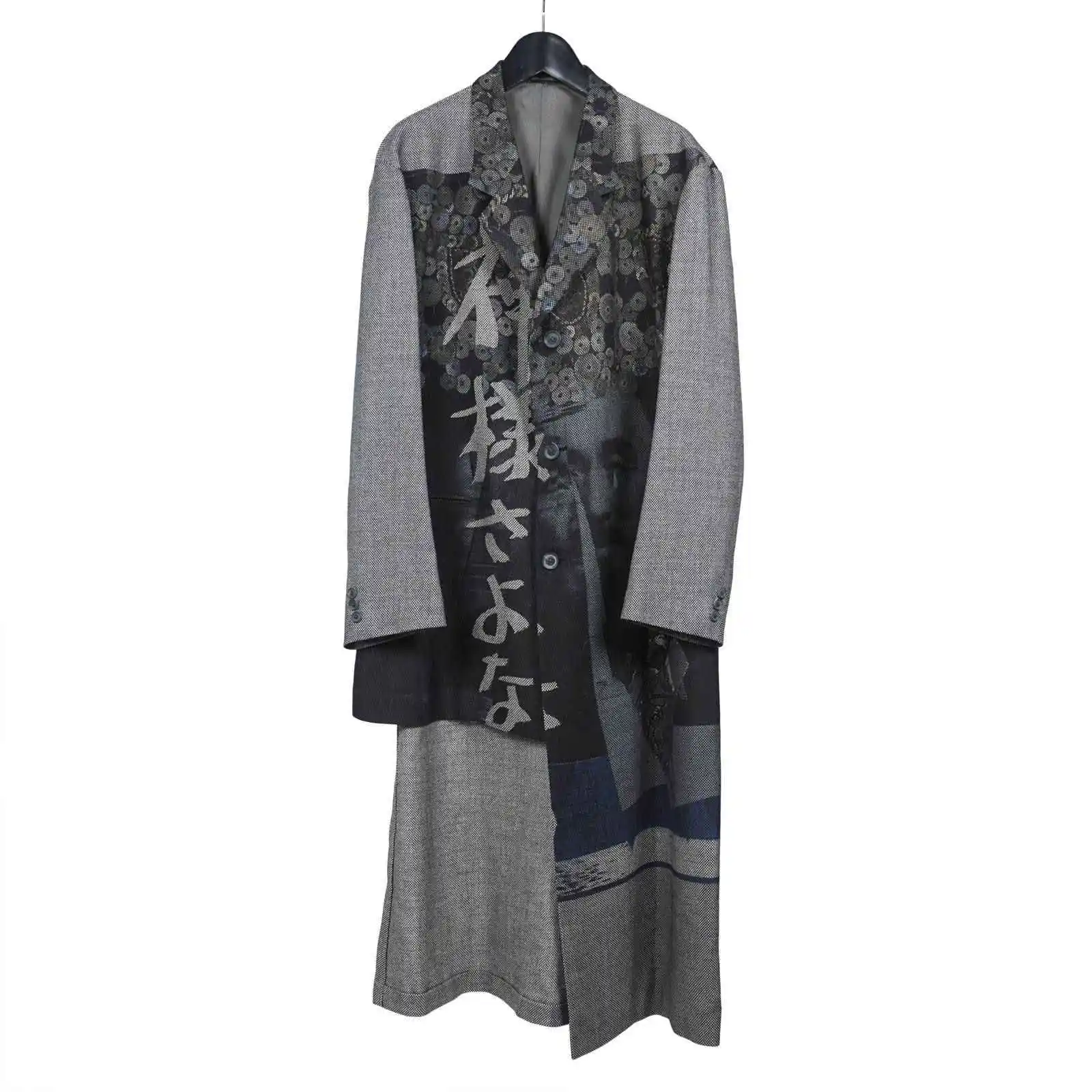 

TOP-YAMAMOTO новый мужской пиджак оригинального дизайна в японском стиле, крутой повседневный аутентичный элитный пиджак