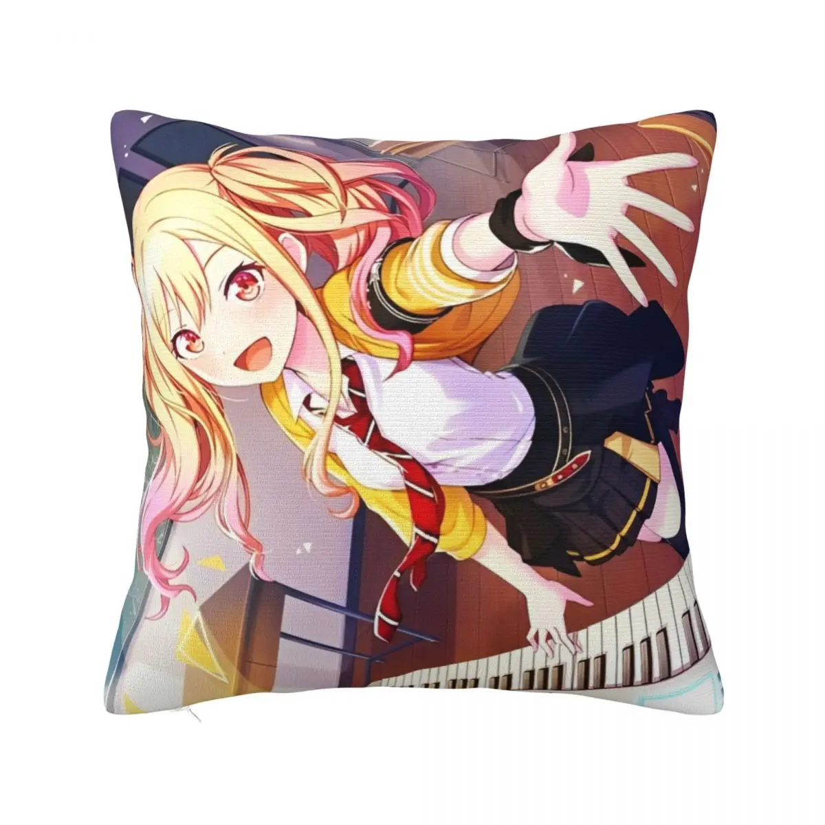 P-Project SekaiS Music Game Pillowcase Printing Cushion Cover Decorations Throw Pillow Case Cover Chair Dropshipping 45X45cm