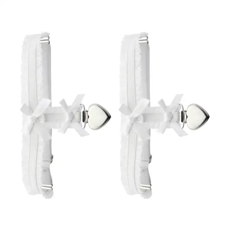 652F متعددة الاستخدامات الفخذ الرباط الجوارب حامل حزام مطاطا الساق حزام مع Bowknot والقلب سحر الديكورات للنساء المراهقات الشرير #1