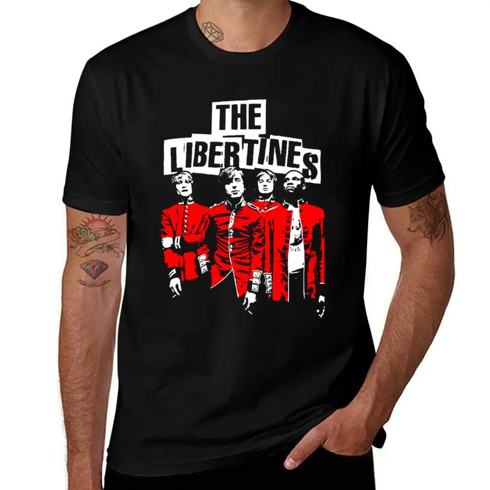 

Libertines T-Shirt Casual Light Summer Short Sleeve Top