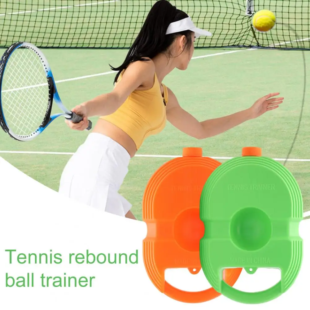 Tennis Trainer Base Strip Single Ball Domed Ball Slot Filler Hole Handle Design Tennis Training Holder For School