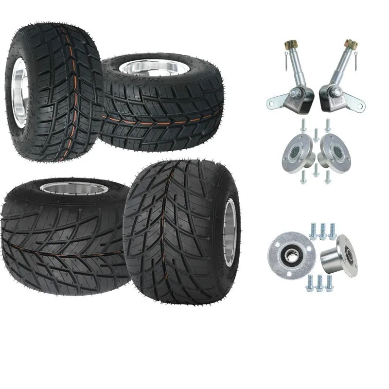 

5'' Rain Front Rear 10x4.5-5 11x7.10-5 Tires Wheels Rim for Racing Go Kart ATV