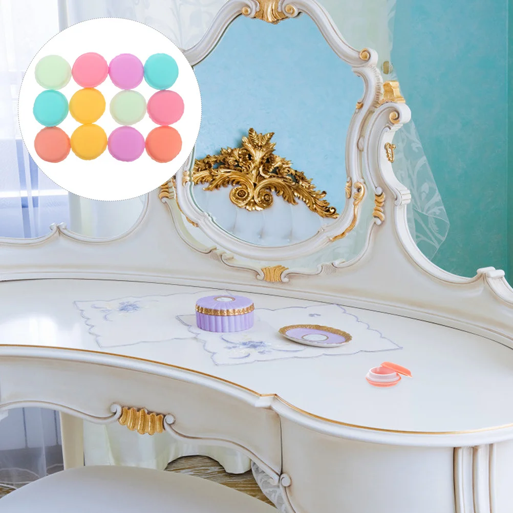 

10Pcs Macaron Jewelry Boxes Mini Plastic Storage Cases Jewelry Organizer Ring Holder Portable Gift Ring Storage Case